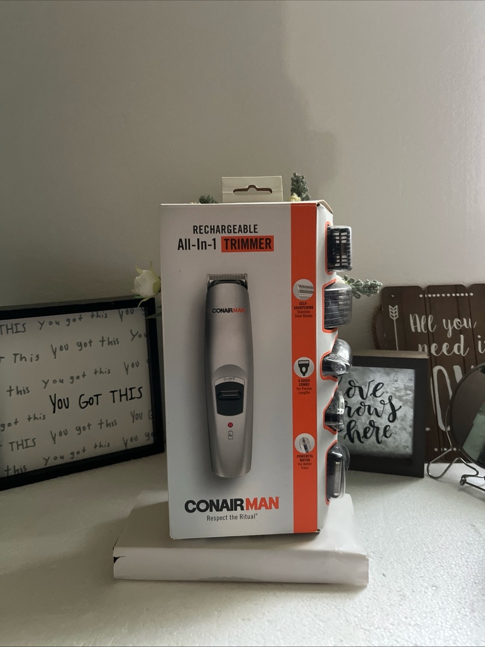 Rechargeable All-In-1 Trimmer in Silver